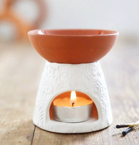 Petite Ceramic Stamped Tealight Burner